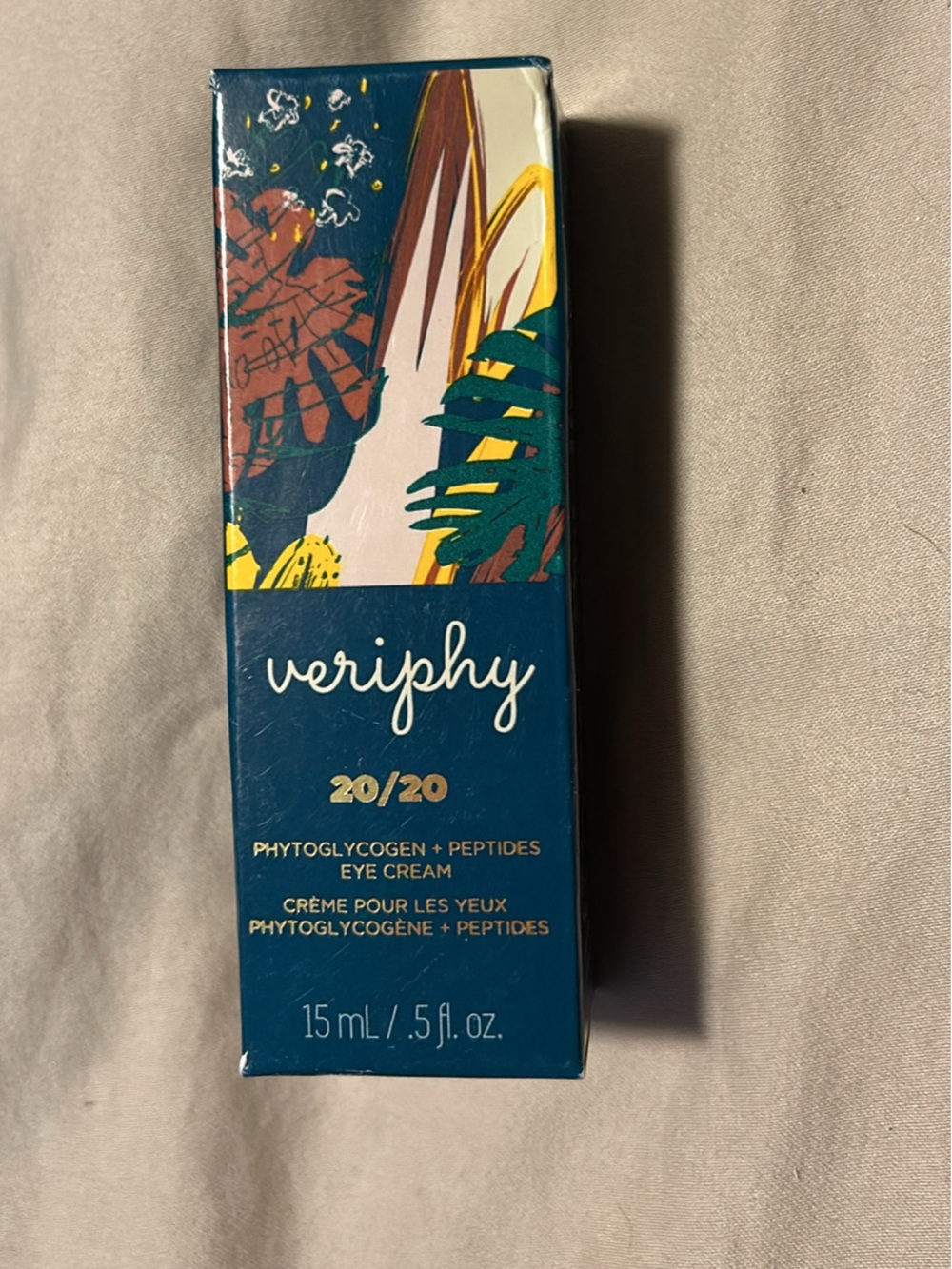 Veriphy 20/20  phytoglycogen + peptides eye cream